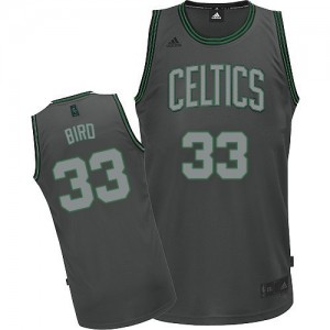 Maillot NBA Swingman Larry Bird #33 Boston Celtics Graystone Fashion Gris - Homme
