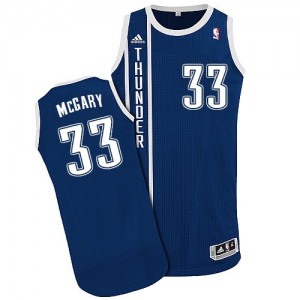 Maillot NBA Authentic Mitch McGary #33 Oklahoma City Thunder Alternate Bleu marin - Homme