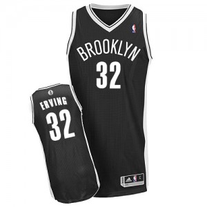 Maillot NBA Authentic Julius Erving #32 Brooklyn Nets Road Noir - Homme