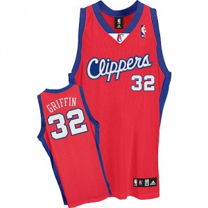 Los Angeles Clippers #32 Adidas Mesh Clippers On Front Rouge Authentic Maillot d'équipe de NBA Le meilleur cadeau - Blake Griffin pour Homme