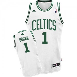 Maillot Adidas Blanc Home Swingman Boston Celtics - Walter Brown #1 - Homme