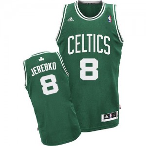 Maillot Swingman Boston Celtics NBA Road Vert (No Blanc) - #8 Jonas Jerebko - Homme
