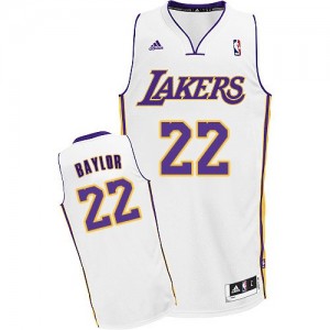 Los Angeles Lakers Elgin Baylor #22 Alternate Swingman Maillot d'équipe de NBA - Blanc pour Homme