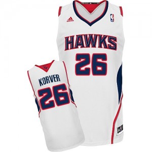 Atlanta Hawks Kyle Korver #26 Home Swingman Maillot d'équipe de NBA - Blanc pour Homme