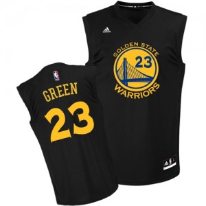Maillot Authentic Golden State Warriors NBA Fashion Noir - #23 Draymond Green - Homme