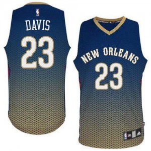 Maillot NBA Bleu marin Anthony Davis #23 New Orleans Pelicans Resonate Fashion Authentic Homme Adidas