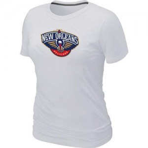 Tee-Shirt NBA Blanc New Orleans Pelicans Big & Tall Femme