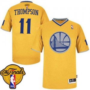 Golden State Warriors #11 Adidas 2013 Christmas Day 2015 The Finals Patch Or Authentic Maillot d'équipe de NBA Discount - Klay Thompson pour Homme