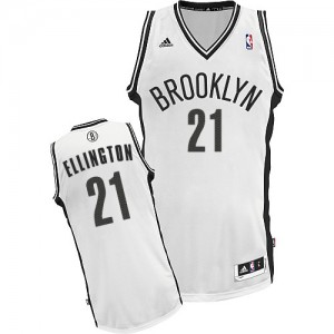 Maillot NBA Brooklyn Nets #21 Wayne Ellington Blanc Adidas Swingman Home - Homme