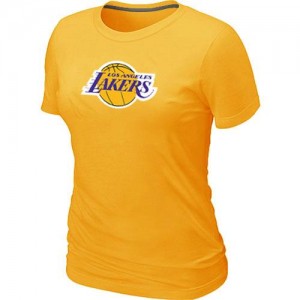 T-shirt principal de logo Los Angeles Lakers NBA Big & Tall Jaune - Femme