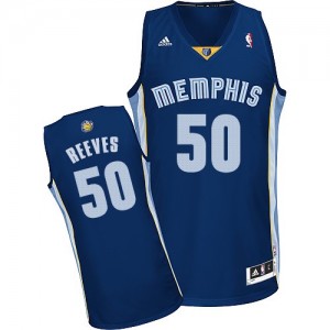 Maillot Adidas Bleu marin Road Swingman Memphis Grizzlies - Bryant Reeves #50 - Homme