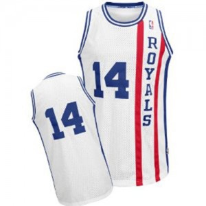 Maillot Authentic Sacramento Kings NBA Throwback Blanc - #14 Oscar Robertson - Homme