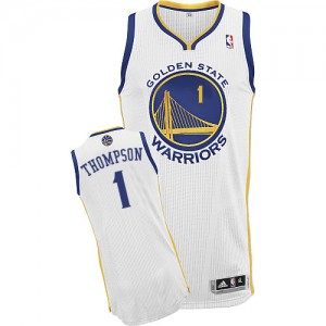 Maillot Authentic Golden State Warriors NBA Home Blanc - #1 Jason Thompson - Homme
