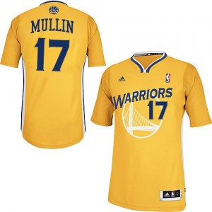Maillot NBA Golden State Warriors #17 Chris Mullin Or Adidas Swingman Alternate - Homme