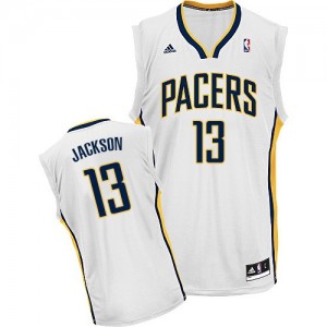 Indiana Pacers #13 Adidas Home Blanc Swingman Maillot d'équipe de NBA prix d'usine en ligne - Mark Jackson pour Homme