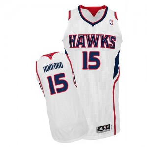 Atlanta Hawks Al Horford #15 Home Authentic Maillot d'équipe de NBA - Blanc pour Homme