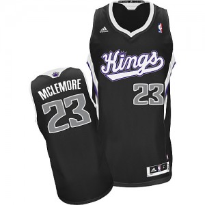 Sacramento Kings #23 Adidas Alternate Noir Swingman Maillot d'équipe de NBA prix d'usine en ligne - Ben McLemore pour Homme