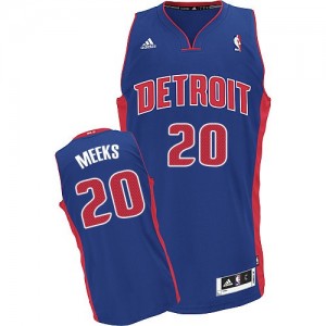 Detroit Pistons #20 Adidas Road Bleu royal Swingman Maillot d'équipe de NBA Vente - Jodie Meeks pour Homme