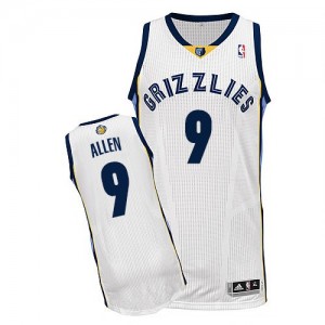 Maillot Adidas Blanc Home Authentic Memphis Grizzlies - Tony Allen #9 - Homme