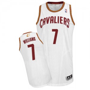 Maillot NBA Blanc Mo Williams #7 Cleveland Cavaliers Home Authentic Homme Adidas
