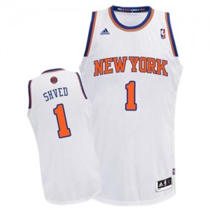 Maillot NBA Swingman Alexey Shved #1 New York Knicks Home Blanc - Homme