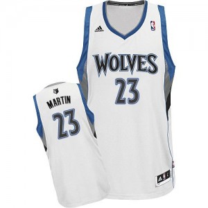 Minnesota Timberwolves Kevin Martin #23 Home Swingman Maillot d'équipe de NBA - Blanc pour Homme