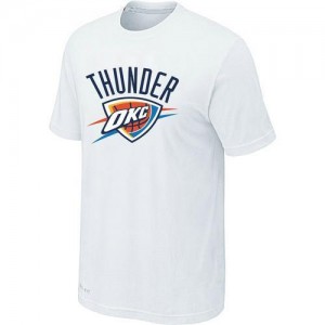 Oklahoma City Thunder Big & Tall Tee-Shirt d'équipe de NBA - Blanc pour Homme