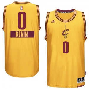 Maillot Adidas Or 2014-15 Christmas Day Authentic Cleveland Cavaliers - Kevin Love #0 - Enfants