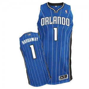 Maillot NBA Bleu royal Penny Hardaway #1 Orlando Magic Road Authentic Homme Adidas