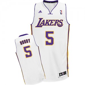 Maillot NBA Swingman Robert Horry #5 Los Angeles Lakers Alternate Blanc - Homme
