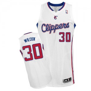 Maillot Authentic Los Angeles Clippers NBA Home Blanc - #30 C.J. Wilcox - Homme