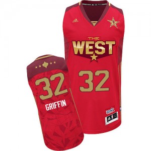 Maillot NBA Los Angeles Clippers #32 Blake Griffin Rouge Adidas Swingman 2011 All Star - Homme