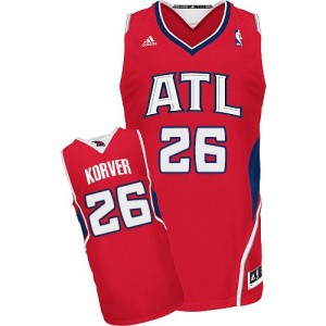 Maillot NBA Swingman Kyle Korver #26 Atlanta Hawks Alternate Rouge - Homme