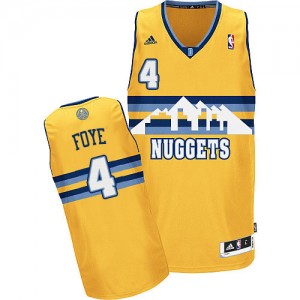 Maillot NBA Or Randy Foye #4 Denver Nuggets Alternate Swingman Homme Adidas