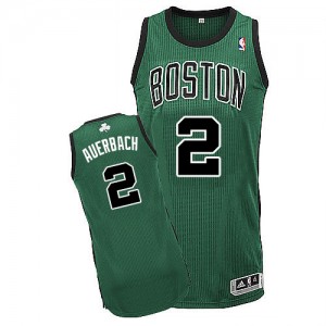 Boston Celtics Red Auerbach #2 Alternate Authentic Maillot d'équipe de NBA - Vert (No. noir) pour Homme