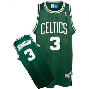Maillot Authentic Boston Celtics NBA Throwback Vert - #3 Dennis Johnson - Homme