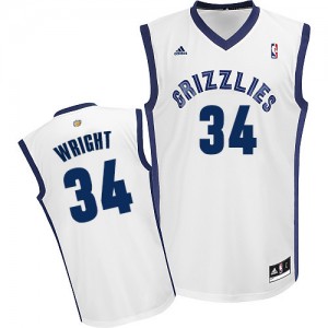 Maillot NBA Swingman Brandan Wright #34 Memphis Grizzlies Home Blanc - Homme