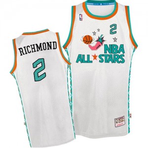 Maillot Mitchell and Ness Blanc Throwback 1996 All Star Swingman Sacramento Kings - Mitch Richmond #2 - Homme