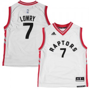 Maillot Swingman Toronto Raptors NBA Blanc - #7 Kyle Lowry - Homme