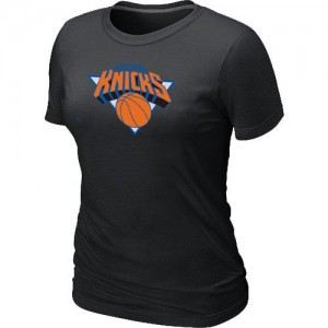 New York Knicks Big & Tall Noir Tee-Shirt d'équipe de NBA 100% authentique - pour Femme