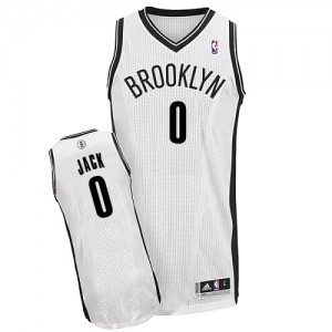 Maillot NBA Authentic Jarrett Jack #0 Brooklyn Nets Home Blanc - Homme