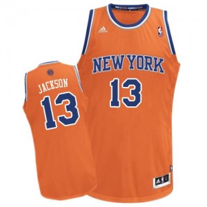 New York Knicks Mark Jackson #13 Alternate Swingman Maillot d'équipe de NBA - Orange pour Homme