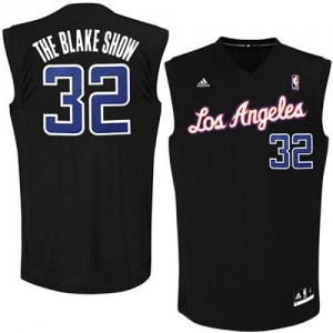 Maillot NBA Los Angeles Clippers #32 Blake Griffin Noir Adidas Swingman The Blake Show - Homme