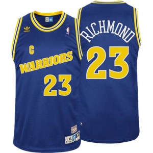 Golden State Warriors Mitch Richmond #23 Throwback Swingman Maillot d'équipe de NBA - Bleu pour Homme