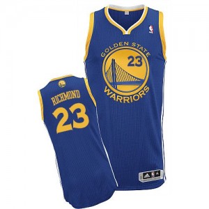 Maillot NBA Bleu royal Mitch Richmond #23 Golden State Warriors Road Authentic Homme Adidas