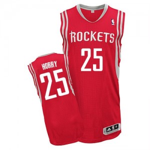 Maillot Authentic Houston Rockets NBA Road Rouge - #25 Robert Horry - Homme