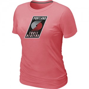T-shirt principal de logo Portland Trail Blazers NBA Big & Tall Rose - Femme