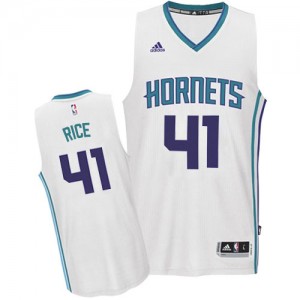 Maillot NBA Authentic Glen Rice #41 Charlotte Hornets Home Blanc - Homme