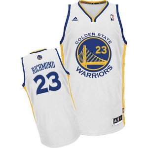 Golden State Warriors #23 Adidas Home Blanc Swingman Maillot d'équipe de NBA Soldes discount - Mitch Richmond pour Homme