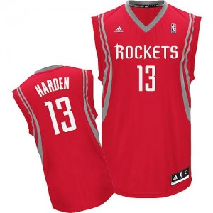 Houston Rockets #13 Adidas Road Rouge Swingman Maillot d'équipe de NBA pas cher - James Harden pour Femme